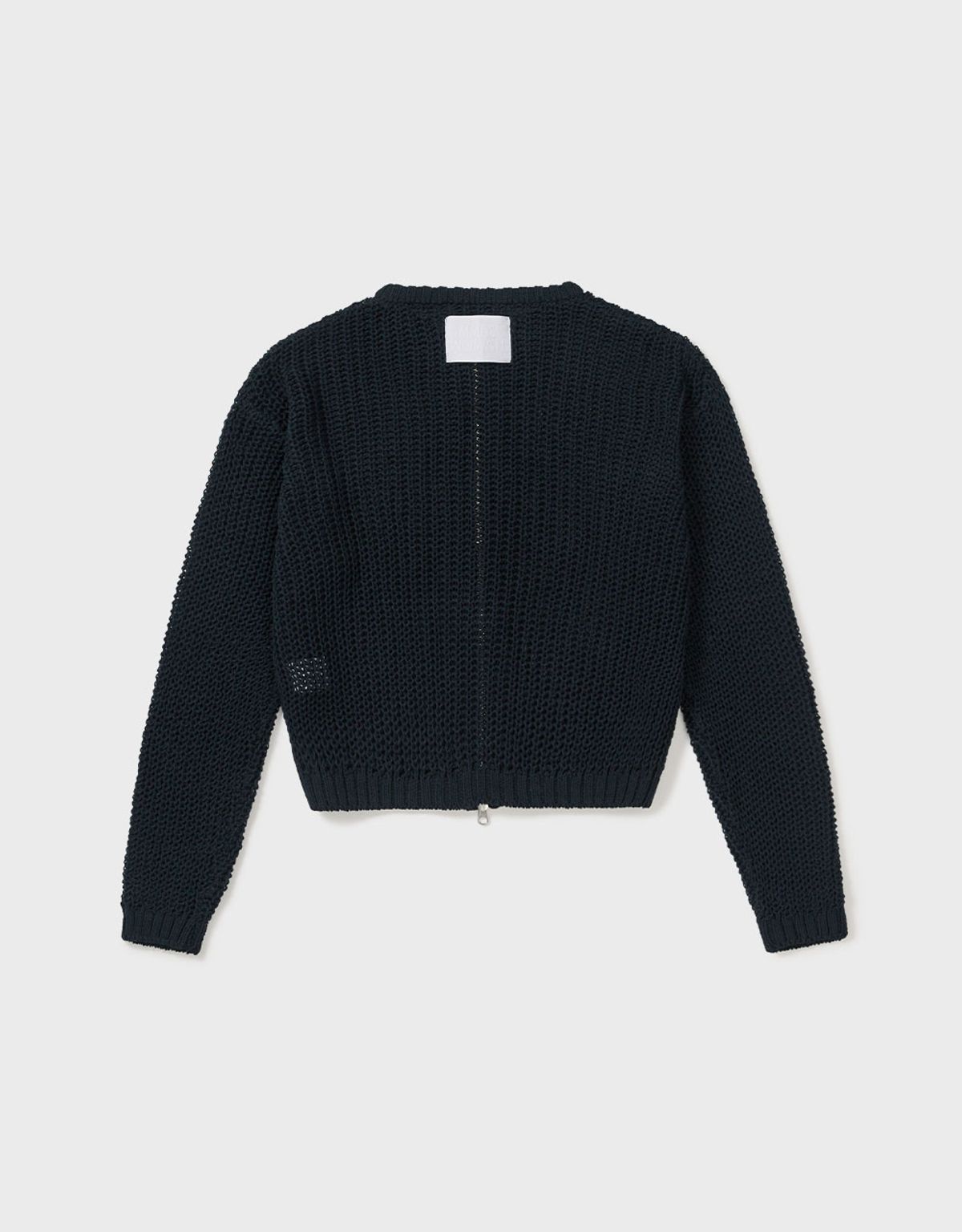 엠엠더블유(MMW) [MMW] CROCHE KNIT CARDIGAN (NAVY)