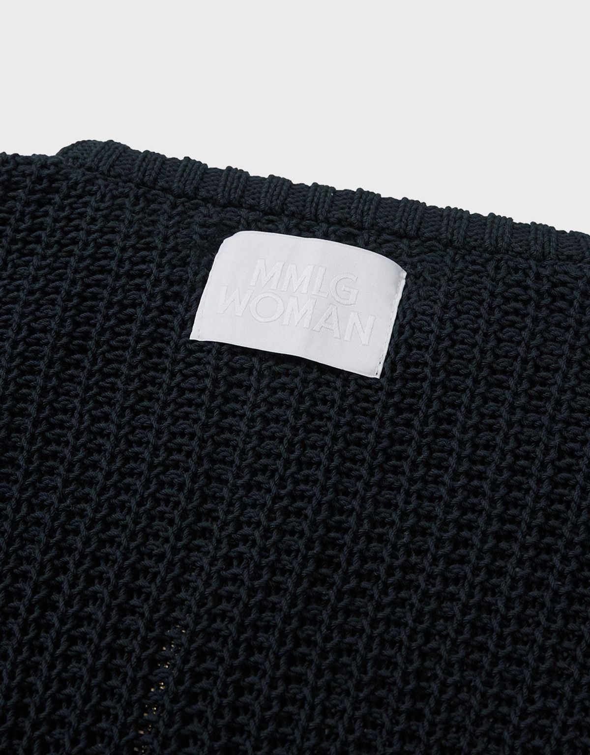 엠엠더블유(MMW) [MMW] CROCHE KNIT CARDIGAN (NAVY)