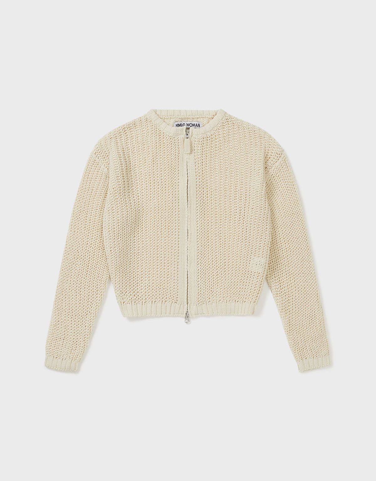 엠엠더블유(MMW) [MMW] CROCHE KNIT CARDIGAN (BEIGE)