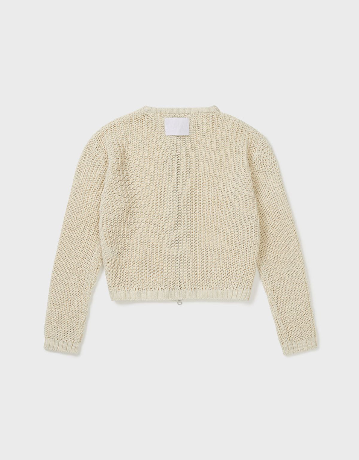 엠엠더블유(MMW) [MMW] CROCHE KNIT CARDIGAN (BEIGE)