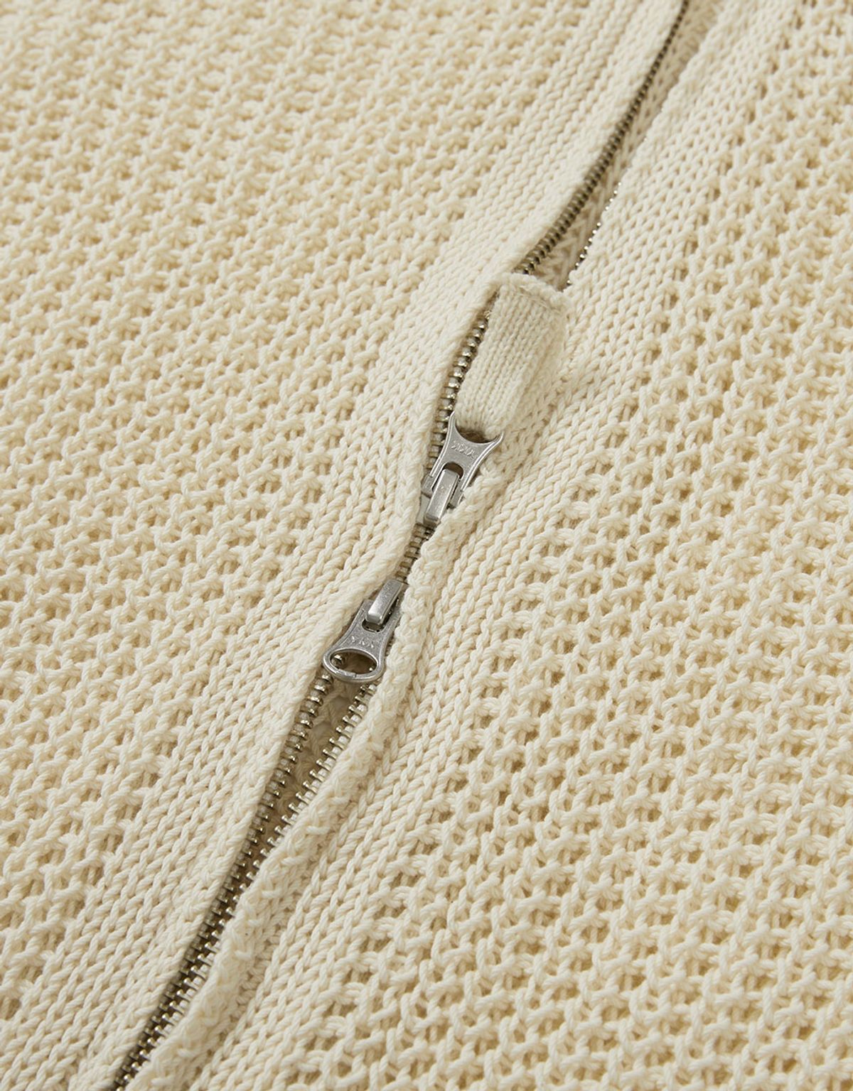 엠엠더블유(MMW) [MMW] CROCHE KNIT CARDIGAN (BEIGE)