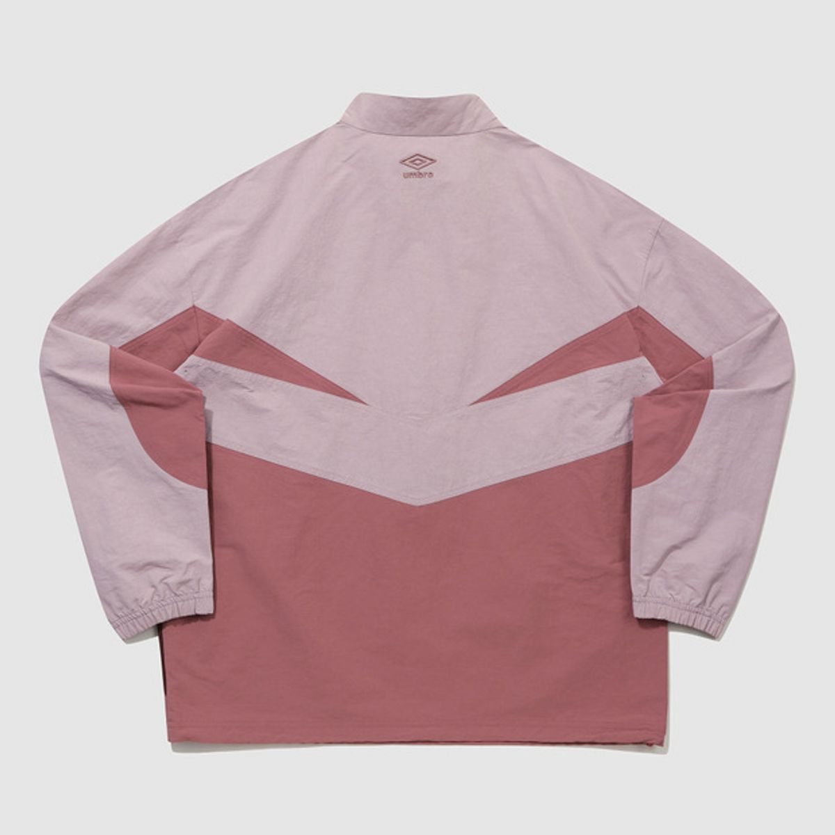 엄브로(UMBRO) 레이트 체크아웃 린넨 스탠넥 아노락 핑크(UQ221CWT49)