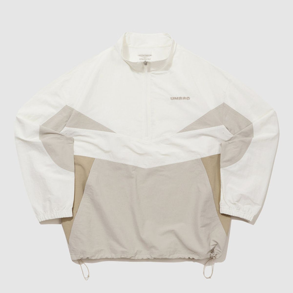엄브로(UMBRO) 레이트 체크아웃 린넨 스탠넥 아노락 아이보리(UQ221CWT49)