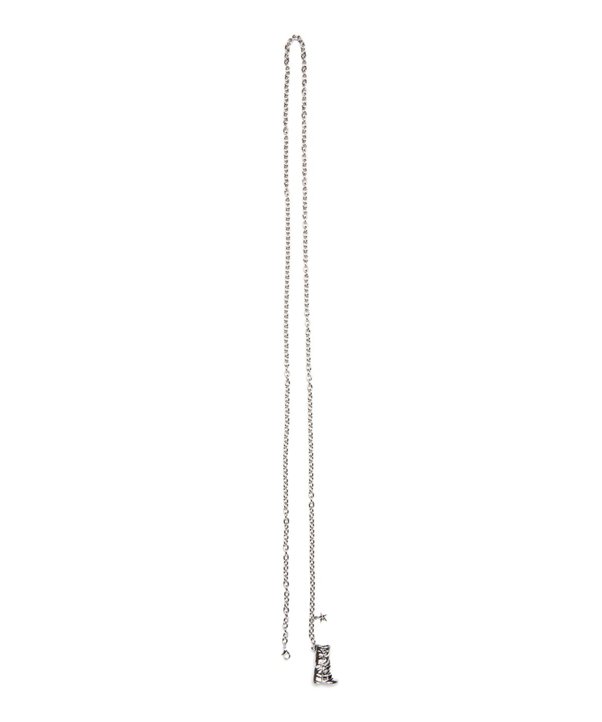 쓰리투에이티(THREE TO EIGHTY) WRINKLE BOOTS CHAIN STRAP SILVER
