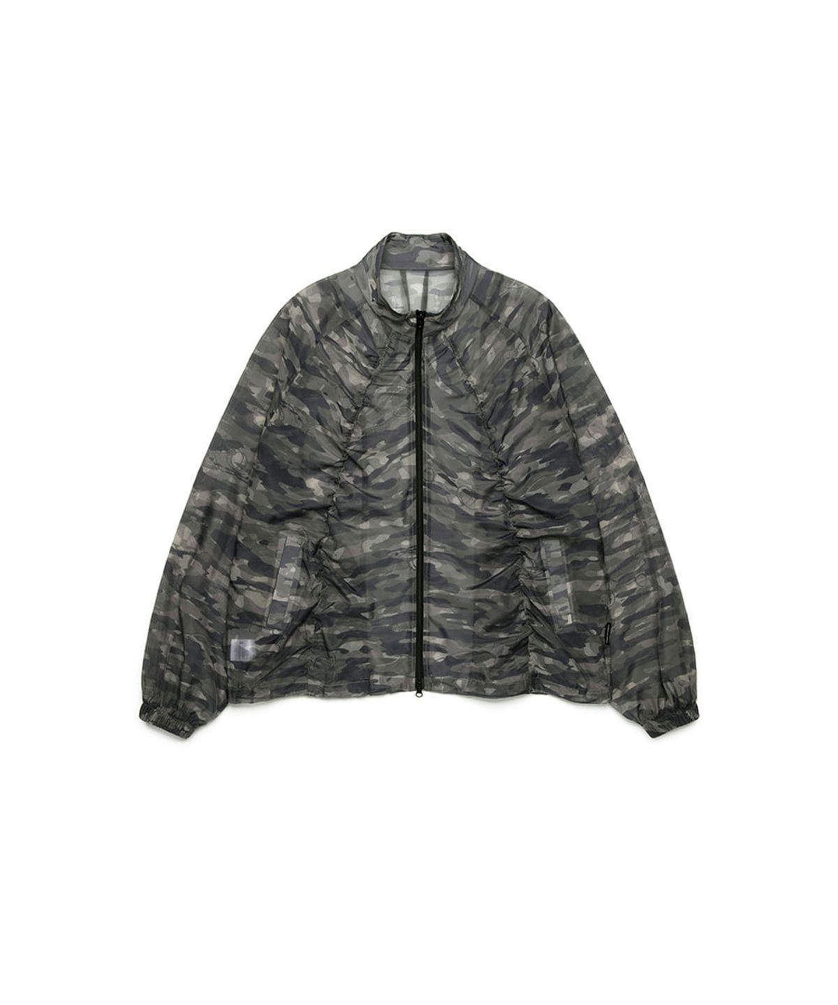쓰리투에이티(THREE TO EIGHTY) ROPE CAMO SHEER WINDBREAKER KHAKI