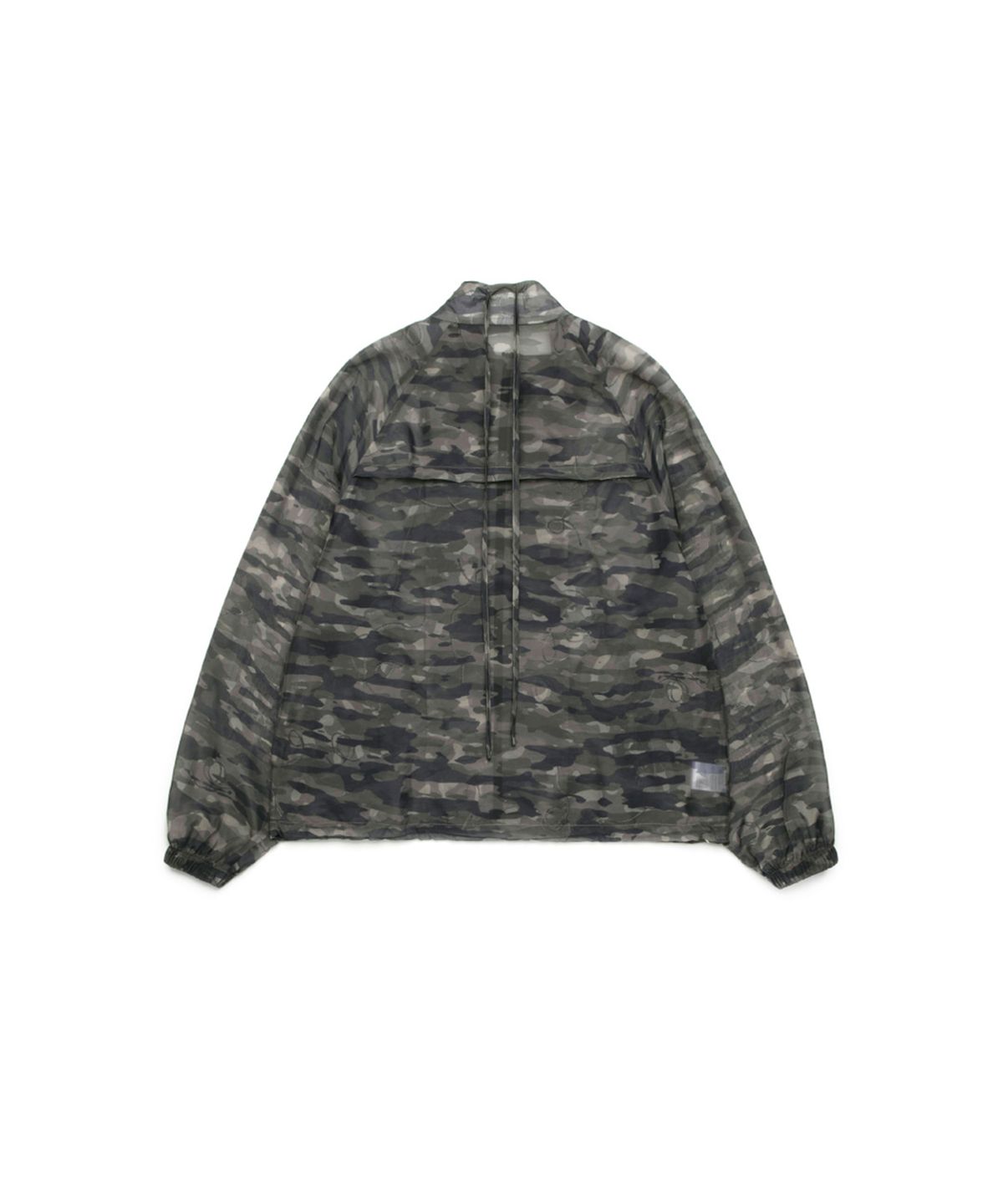 쓰리투에이티(THREE TO EIGHTY) ROPE CAMO SHEER WINDBREAKER KHAKI
