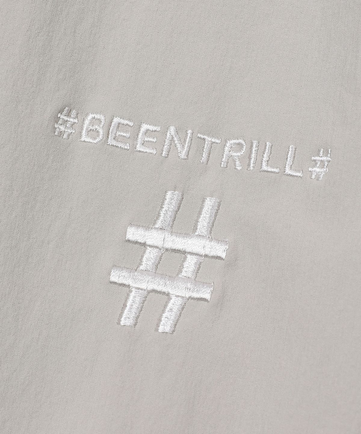빈트릴 뉴욕(BEENTRILL NEWYORK) 스트레치 우븐 롱 스커트(라이트 베이지)