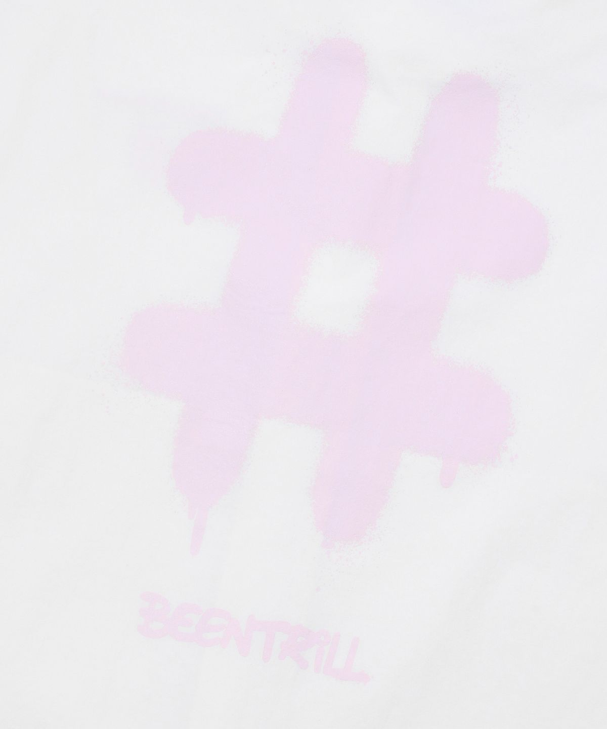 빈트릴 뉴욕(BEENTRILL NEWYORK) 우먼즈 스프레이 로고 우븐 점퍼(오프 화이트)