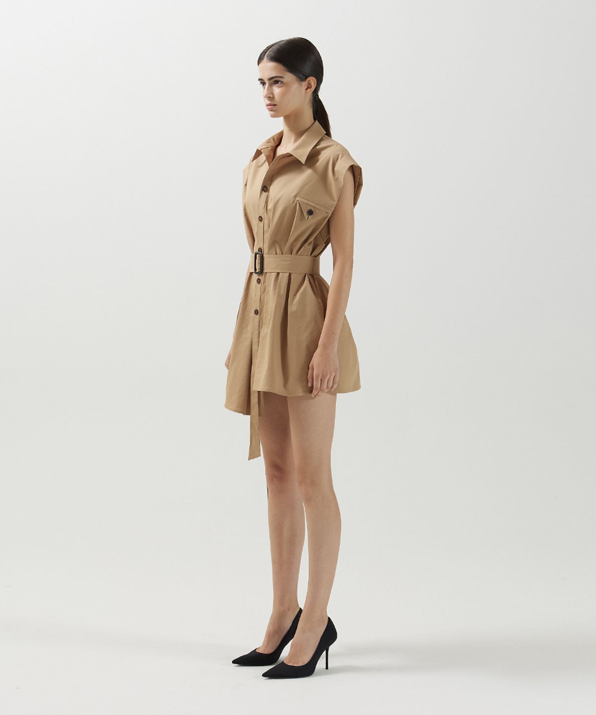 므아므(MMAM) Trench tuck dress