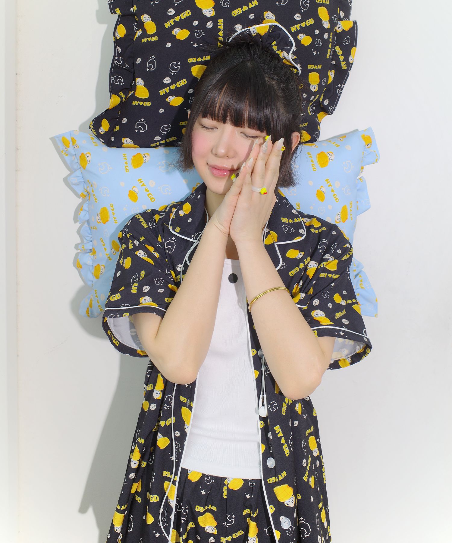 [NYXX] NYGD HALF PAJAMAS SET /追跡付 MUSINSA公式 | NYXX NYGD HALF PAJAMAS SET BLACK