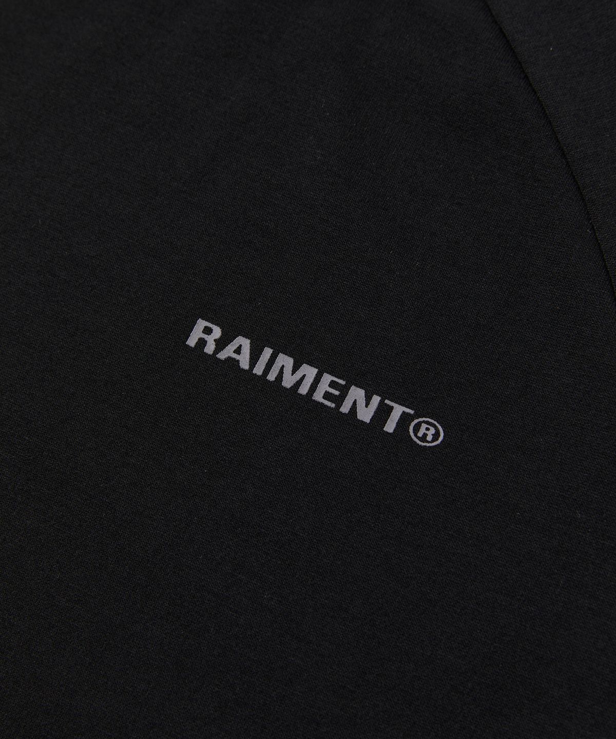 레이몬트(RAIMENT) (W) 우먼즈 파이핑 셔링 크롭 롱슬리브_블랙