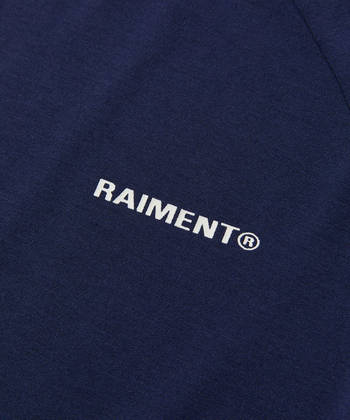 레이몬트(RAIMENT) (W) 우먼즈 파이핑 셔링 크롭 롱슬리브_네이비