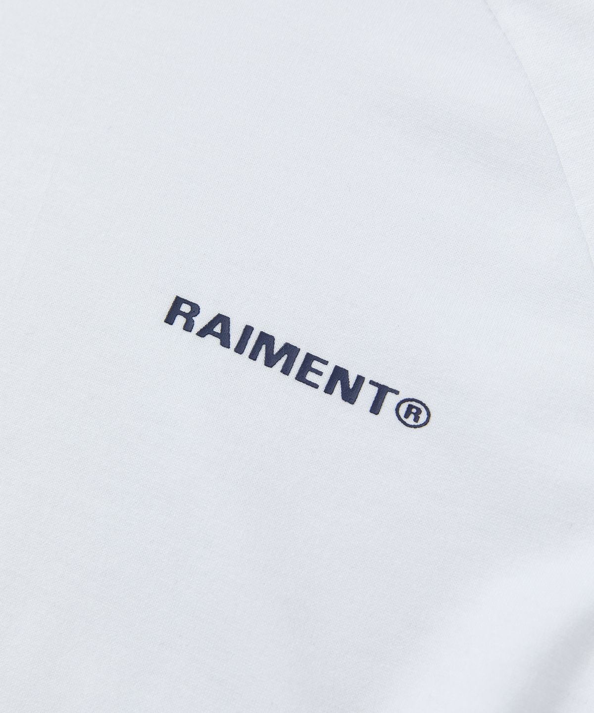 레이몬트(RAIMENT) (W) 우먼즈 파이핑 셔링 크롭 롱슬리브_화이트
