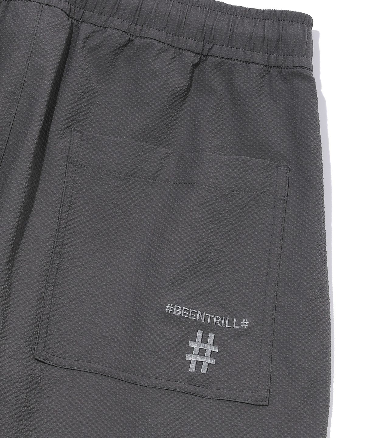 빈트릴(BEENTRILL) 폴리써커 팬츠(차콜)