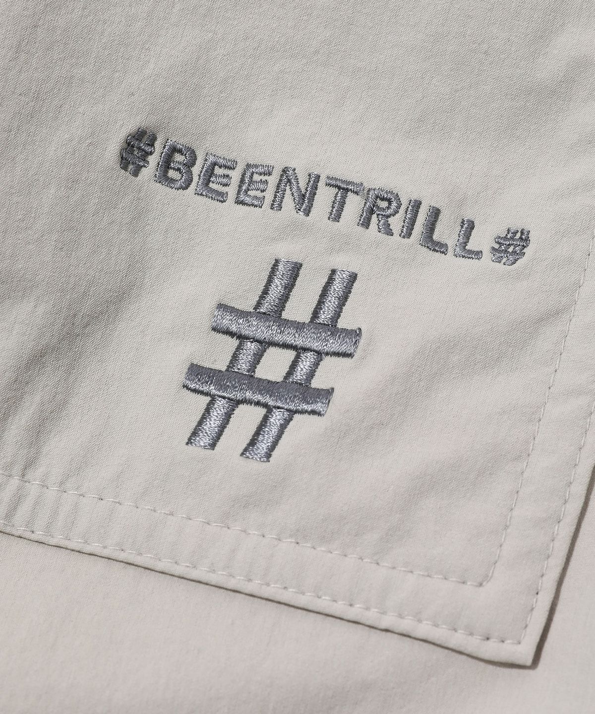 빈트릴(BEENTRILL) 스트레치 우븐 카고 팬츠(라이트 베이지)