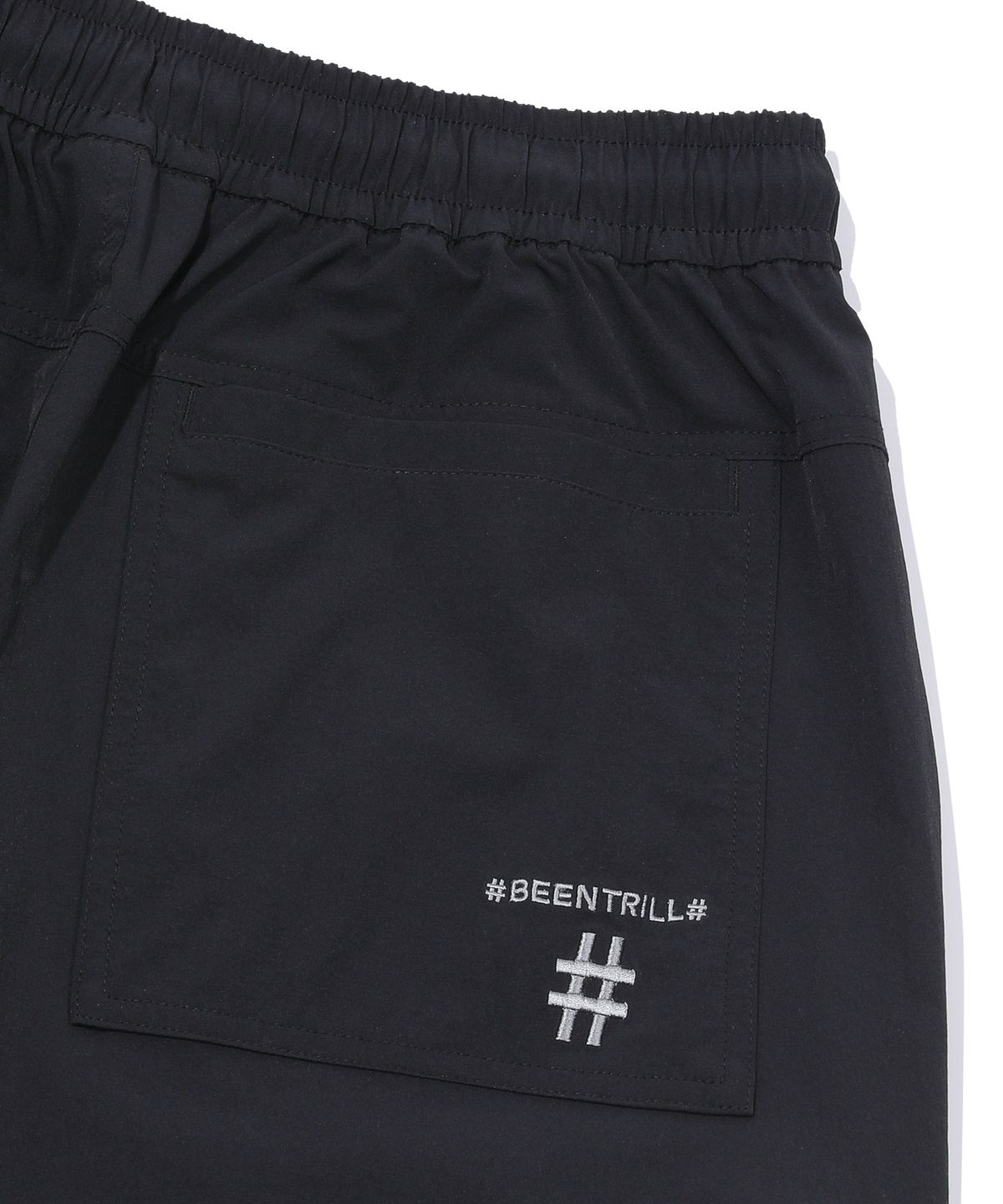 빈트릴(BEENTRILL) 스트레치 우븐 카고 팬츠(블랙)