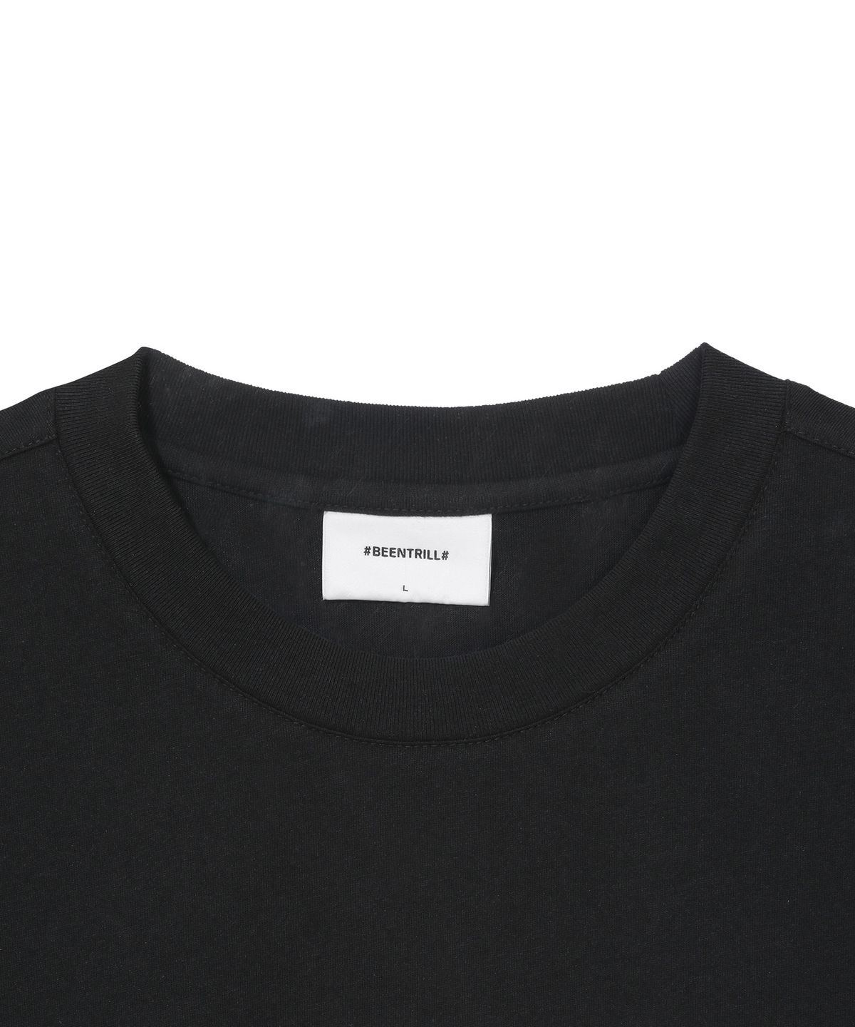 빈트릴(BEENTRILL) BNY 빈티지 로고 티셔츠(블랙)