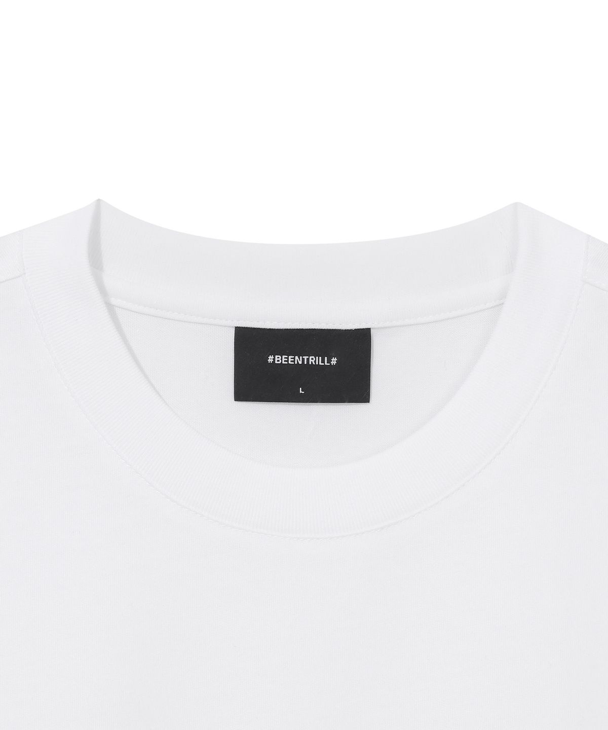 빈트릴(BEENTRILL) BNY 빈티지 로고 티셔츠(화이트)