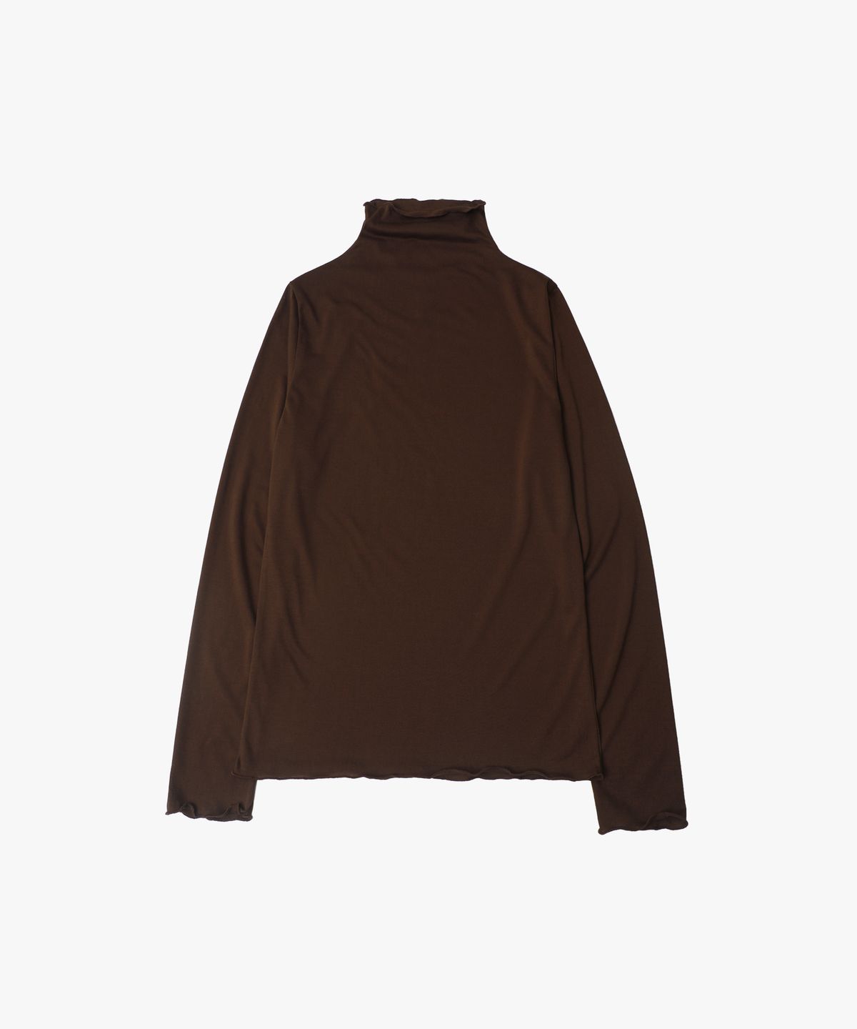 로시로우(LOSSYROW) Layered Frill Long-sleeves Brown