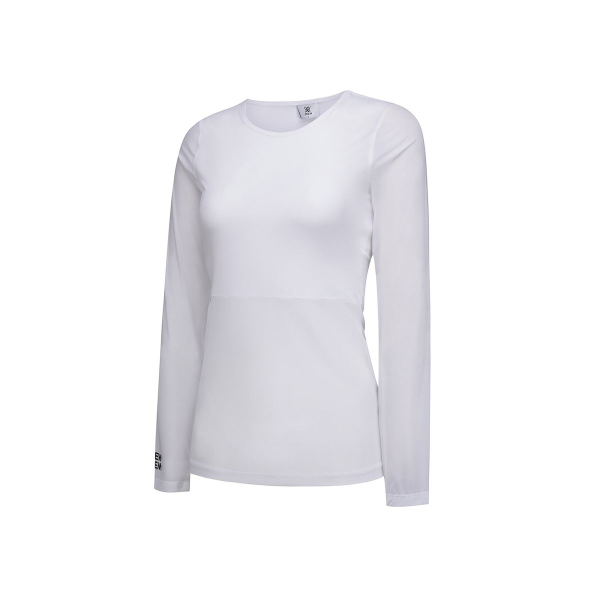 어뉴골프(ANEW GOLF) WOMEN SM ROUND NECK BASELAYER_WH