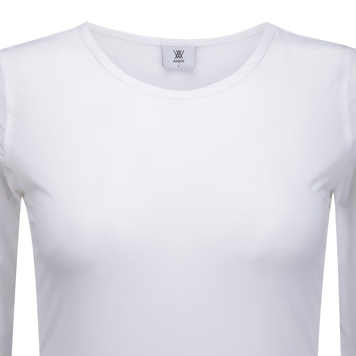 어뉴골프(ANEW GOLF) WOMEN SM ROUND NECK BASELAYER_WH