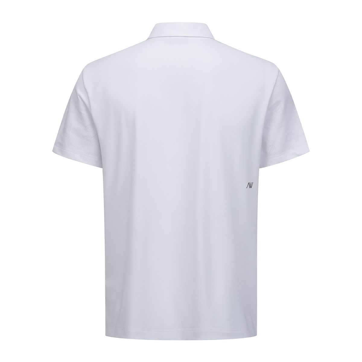 어뉴골프(ANEW GOLF) MEN SM JACQUARD HYBRID SHORT T-SHIRT_WH