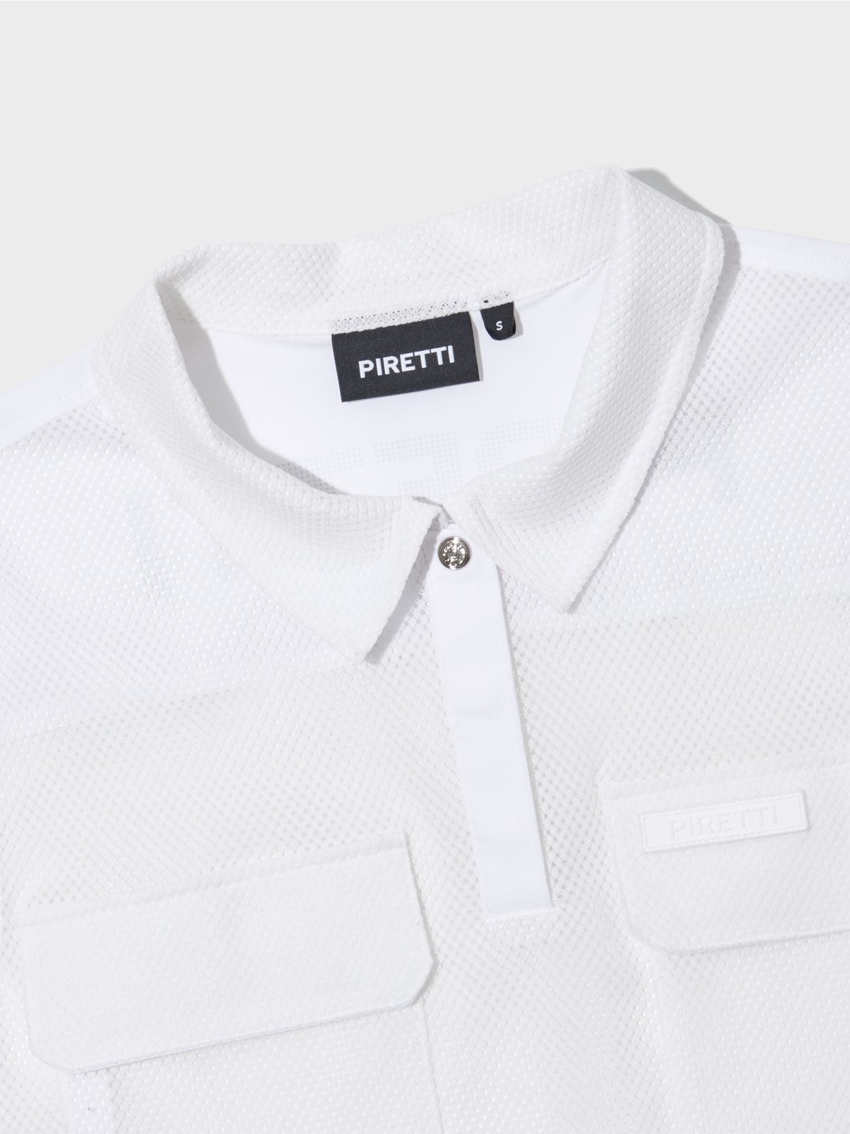 피레티(PIRETTI) 사보나 메쉬 베스트 W_White
