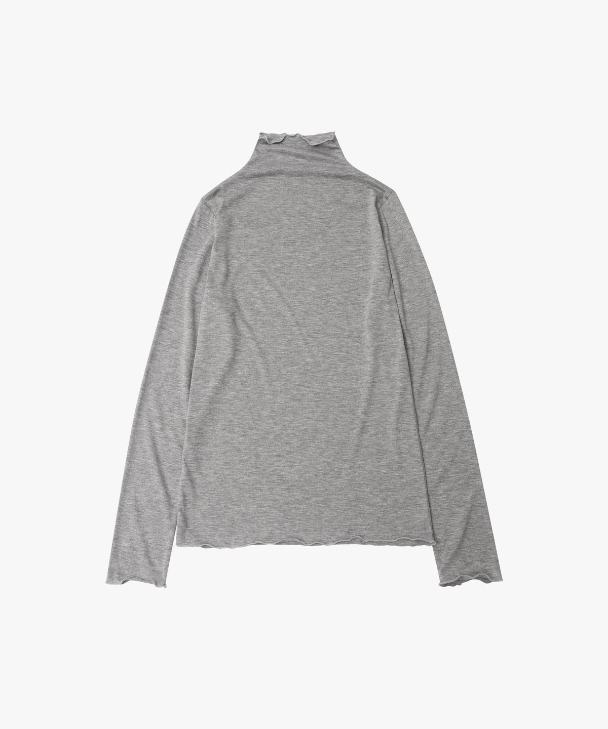 로시로우(LOSSYROW) Layered Frill Long-sleeves Gray