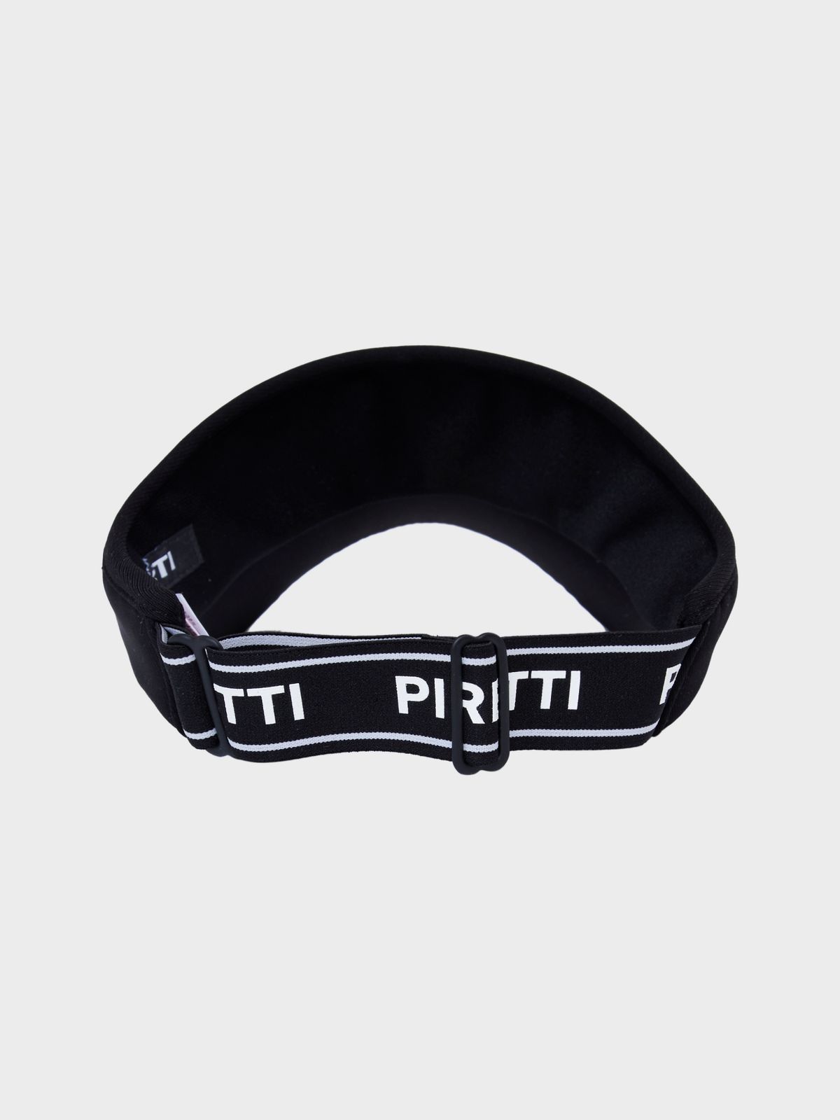 피레티(PIRETTI) (공용)불박로고챙 밴딩 바이저_Black