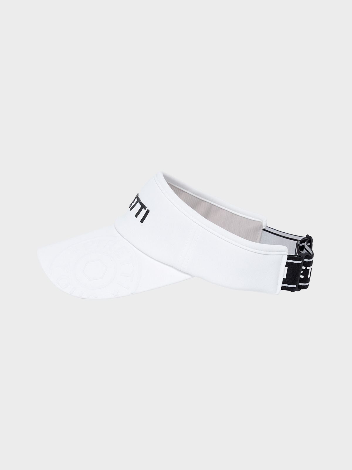 피레티(PIRETTI) (공용)불박로고챙 밴딩 바이저_White