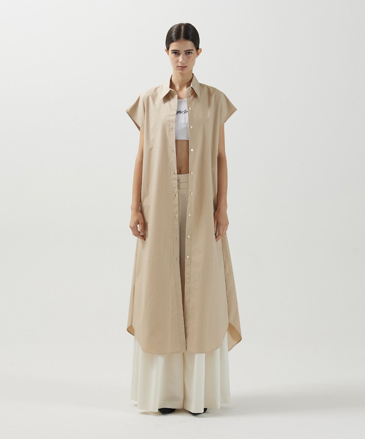 므아므(MMAM) Sleeveless shirt dress