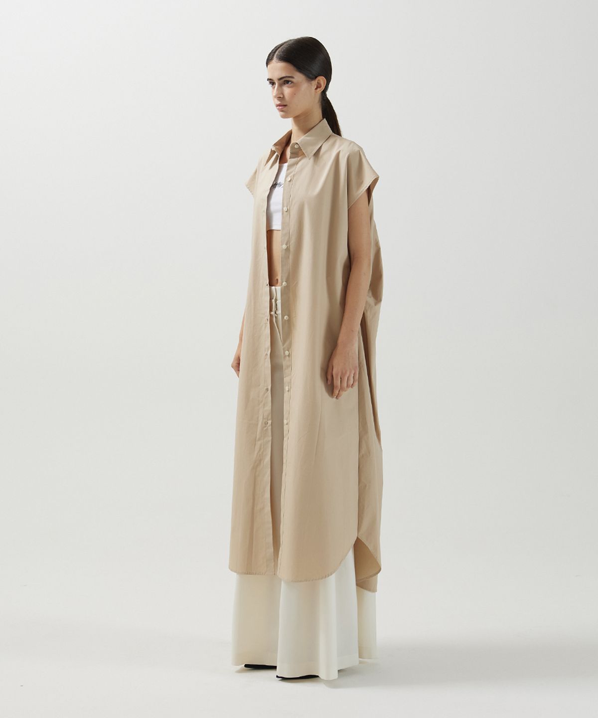 므아므(MMAM) Sleeveless shirt dress