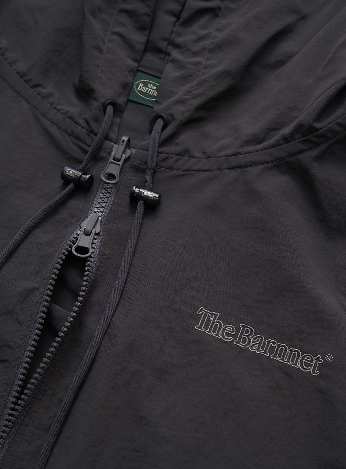 더바넷(THEBARNNET) Snuggle Hooded Jacket_Charcoal