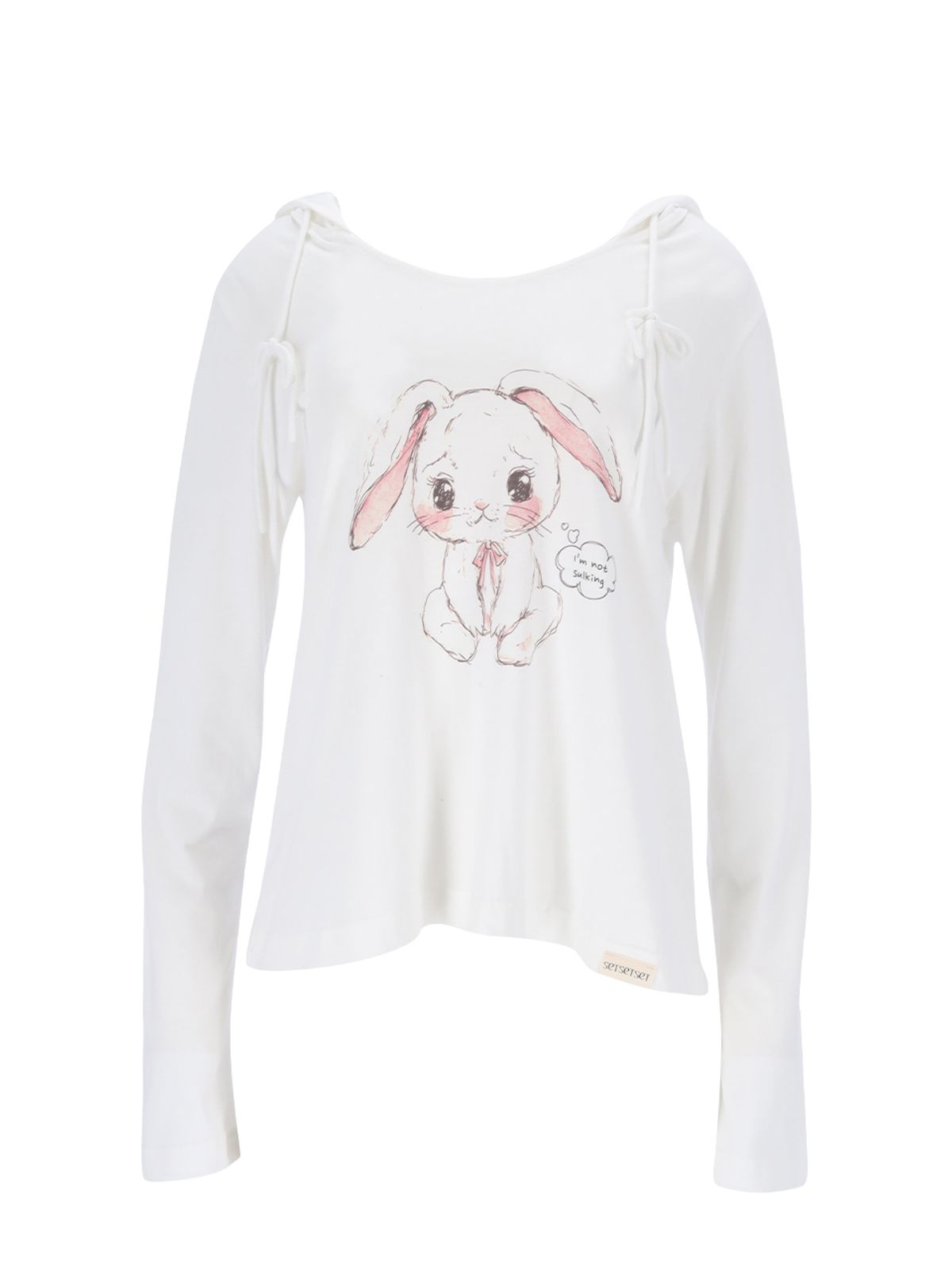 쎄쎄쎄(SETSETSET) SULKING RABBIT HOODIE