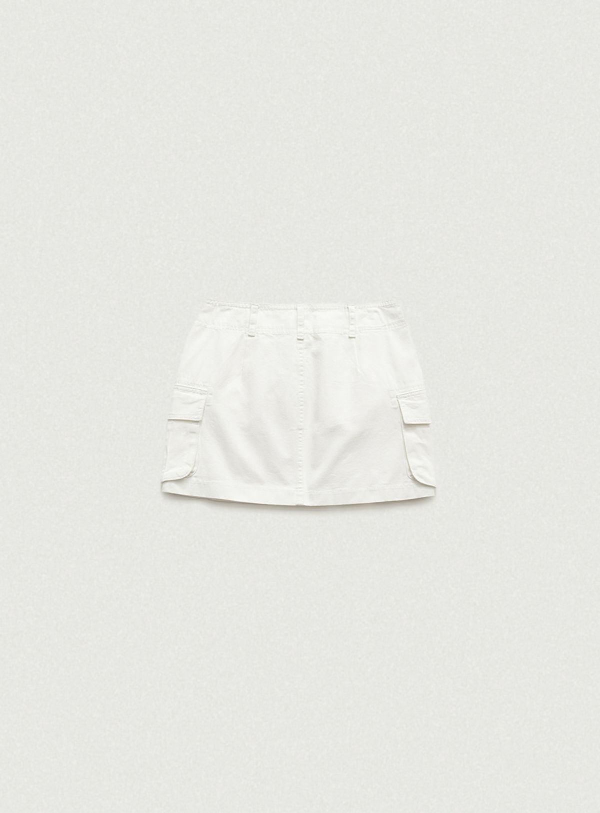 더바넷(THEBARNNET) Heather Cargo Mini Skirt _White