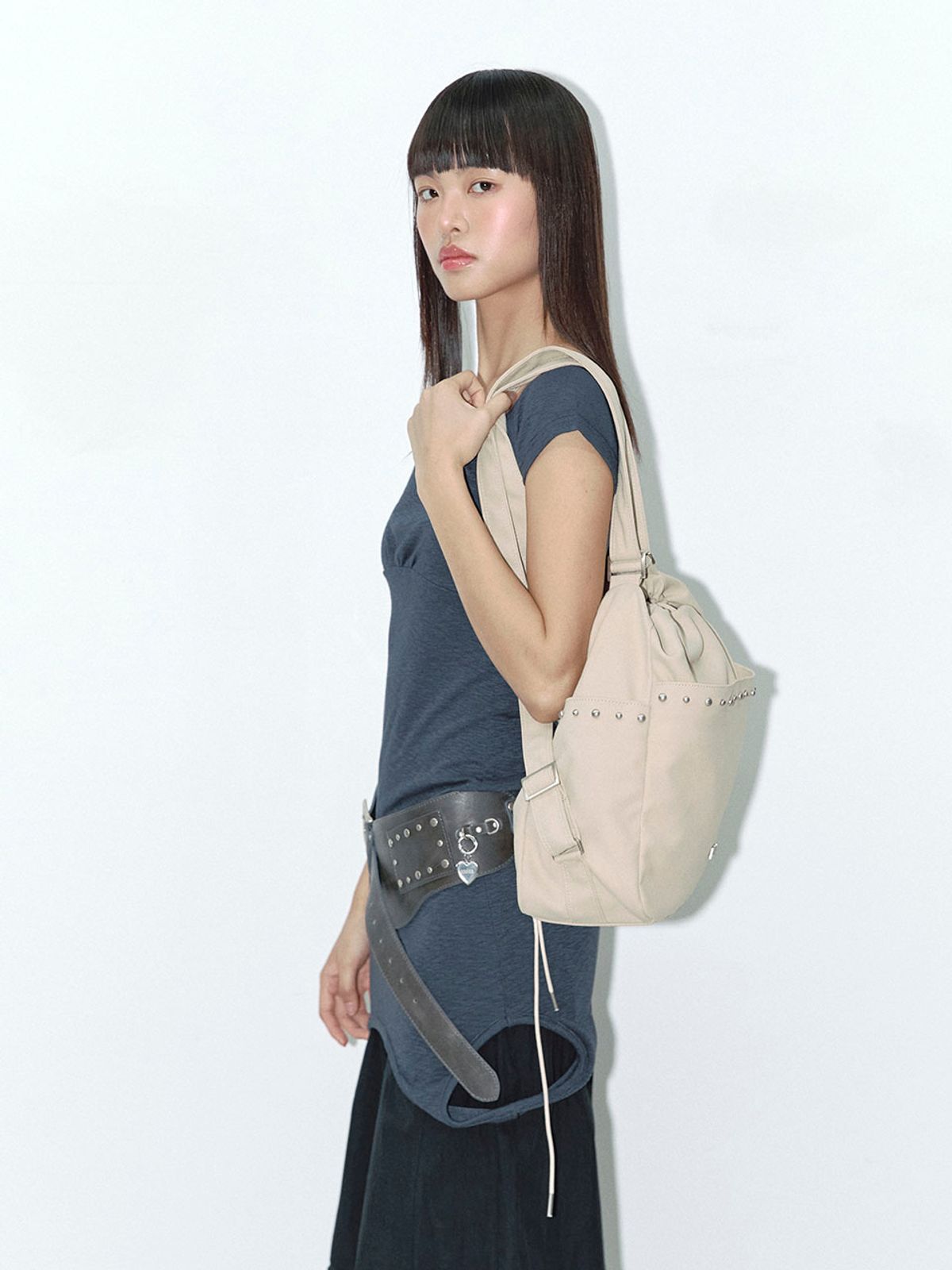 아수라(ASURA) 2WAYS NOVA BAG (BEIGE)