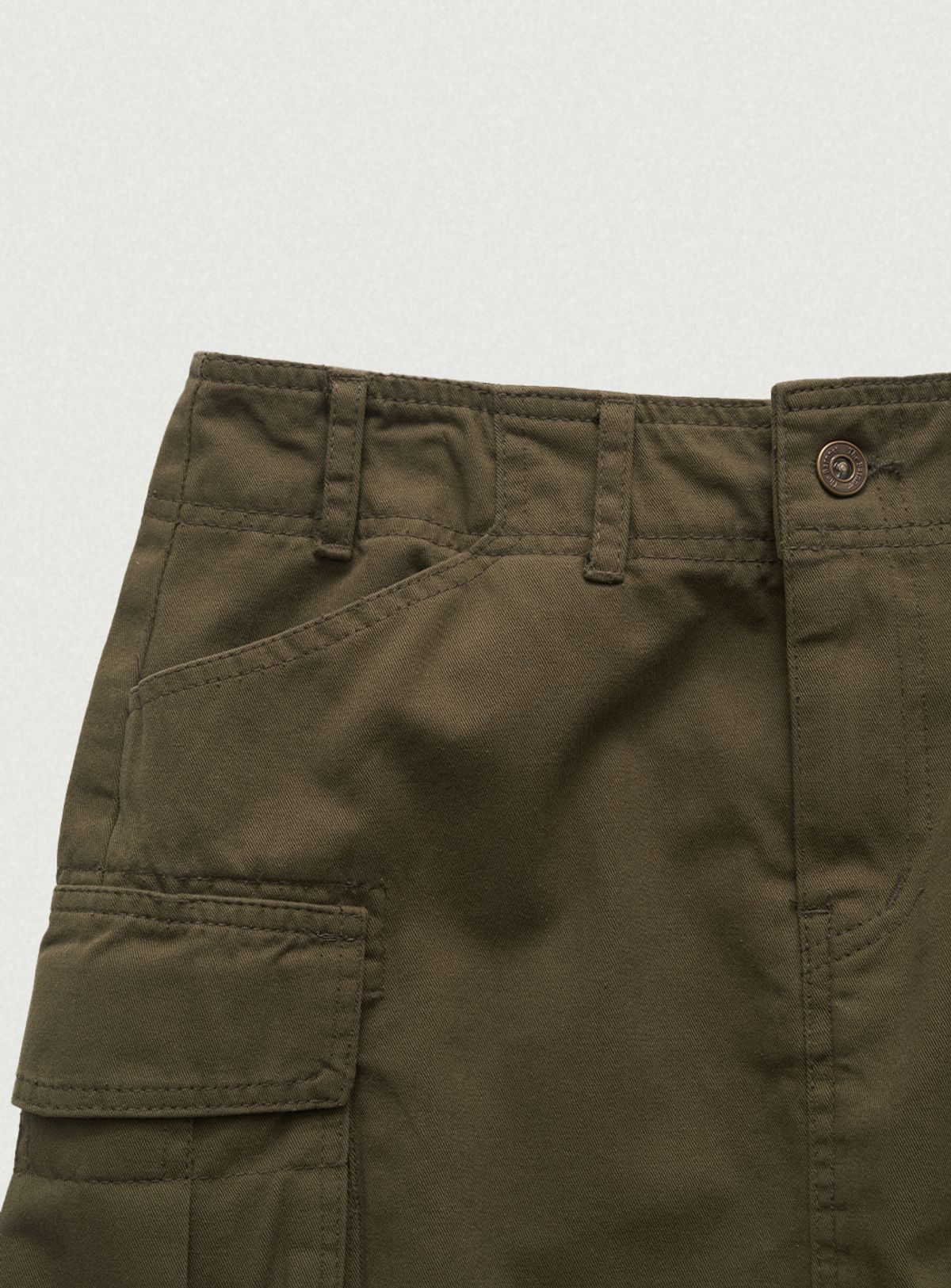 더바넷(THEBARNNET) Heather Cargo Mini Skirt_Khaki