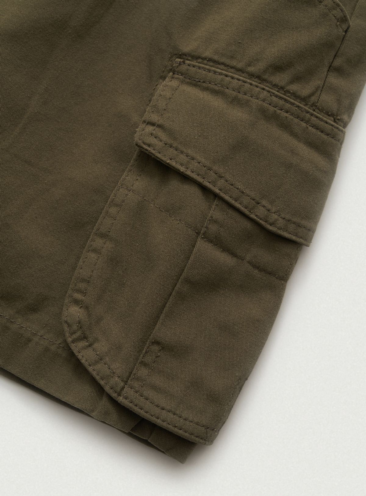 더바넷(THEBARNNET) Heather Cargo Mini Skirt_Khaki