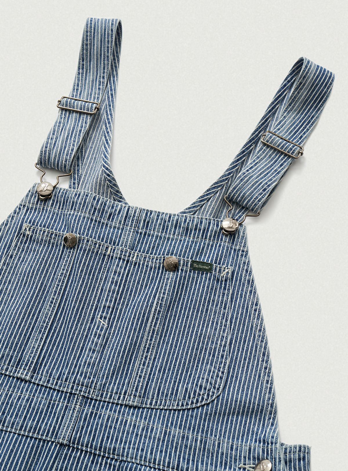더바넷(THEBARNNET) Hickory Striped Denim Overall_Blue