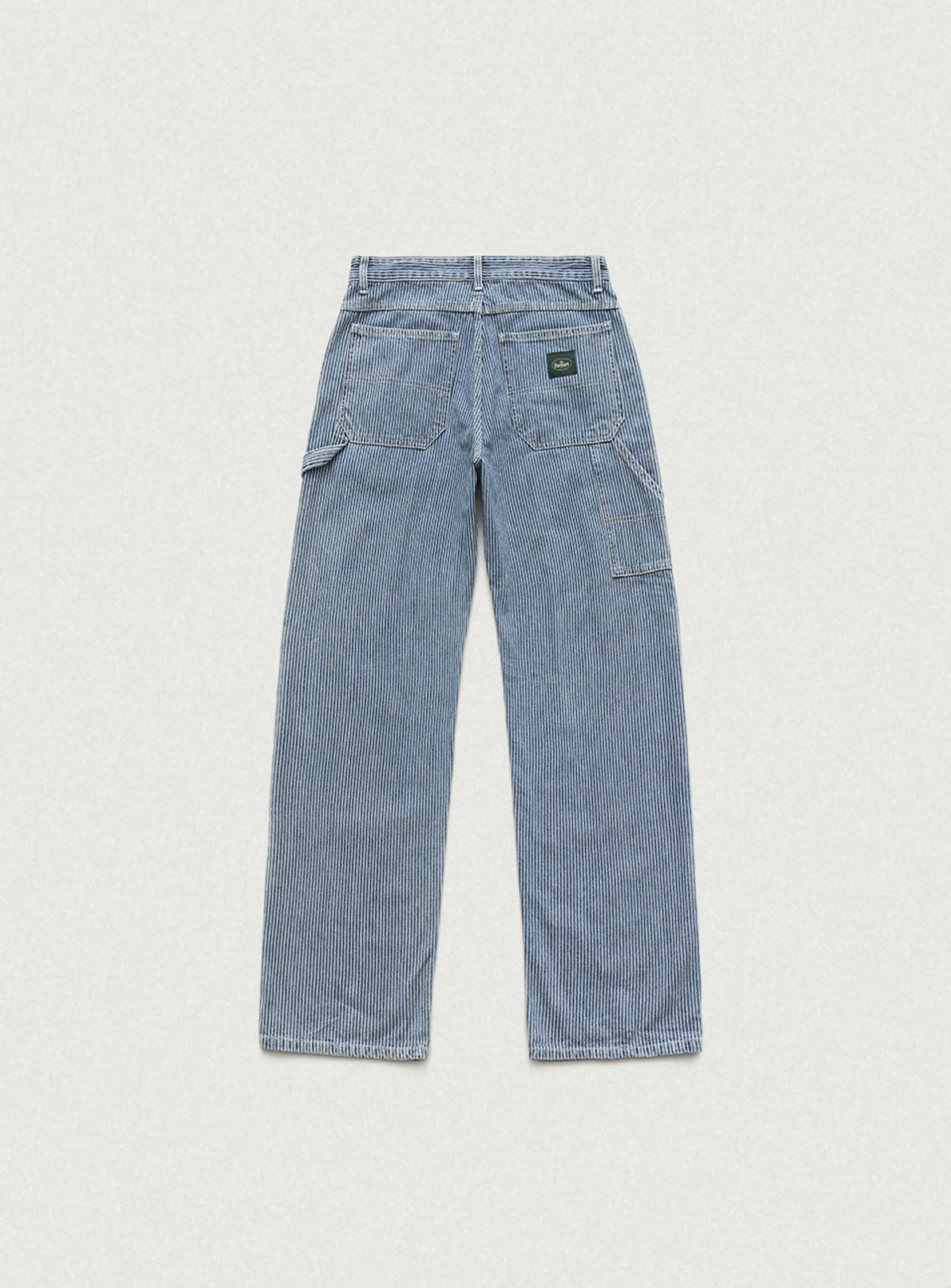 더바넷(THEBARNNET) Hickory Striped Carpenter Denim Pants_Blue