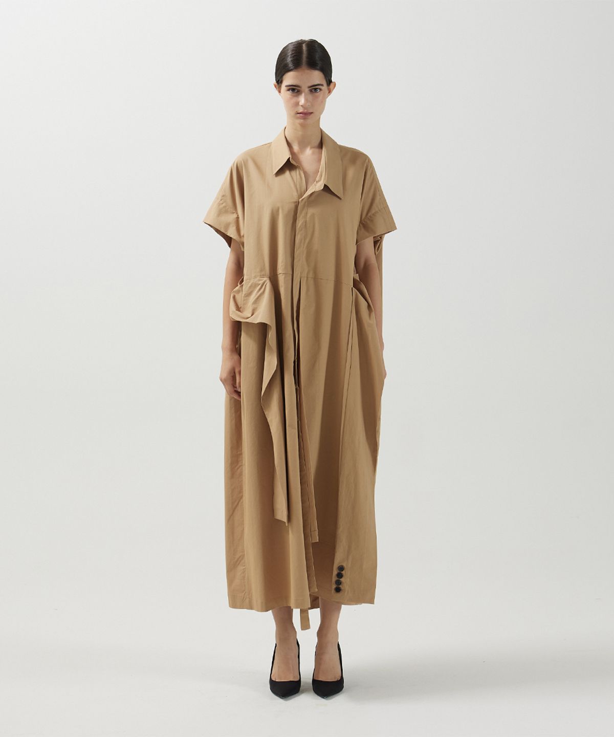 므아므(MMAM) Tie-up sleeve dress