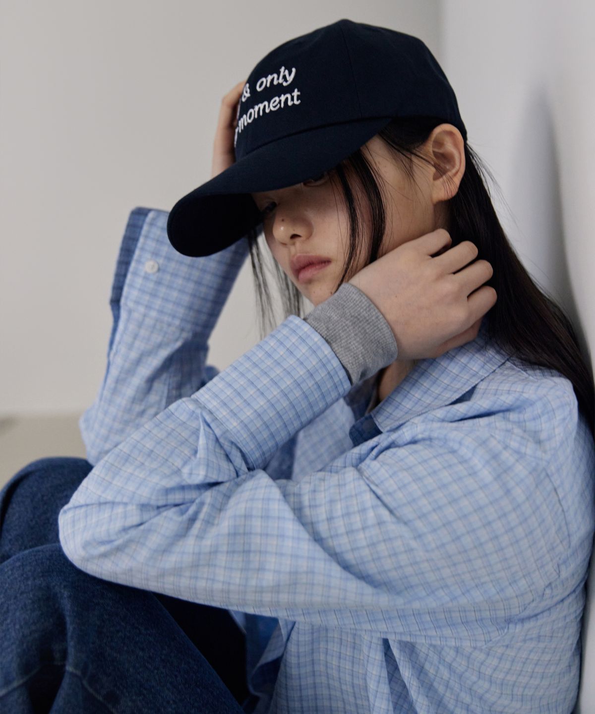 38컴온커먼(38COMEONCOMMON) Comfy Over Check Shirts (Blue)