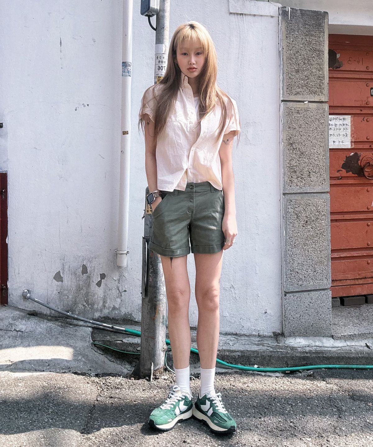 노티카(NAUTICA) 빈티지 스트라이프 반팔 셔츠