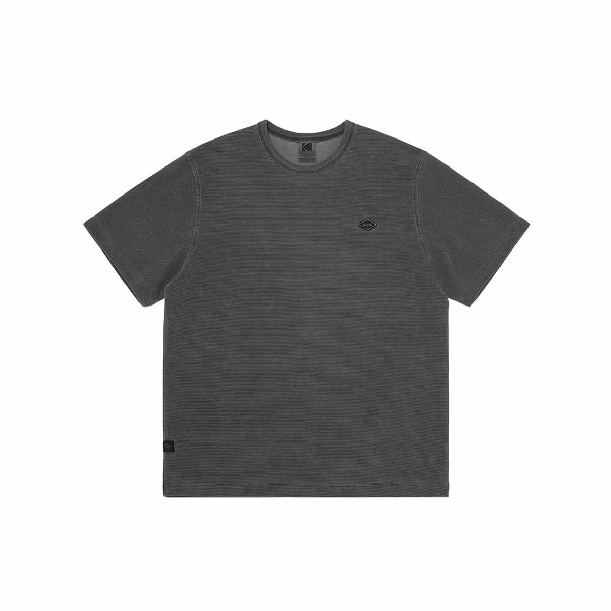 코닥(KODAK) 에어로쿨 와플 워싱 반팔티셔츠 CHARCOAL