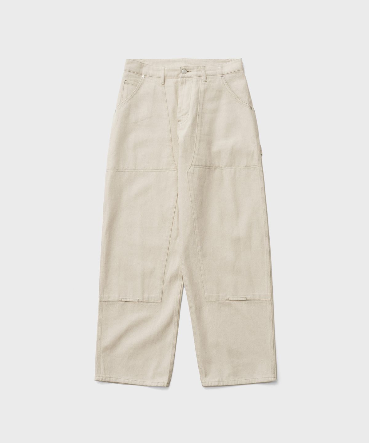 어나더 오피스(ANOTHER OFFICE) Carpenter Denim Work Pants (Ecru)