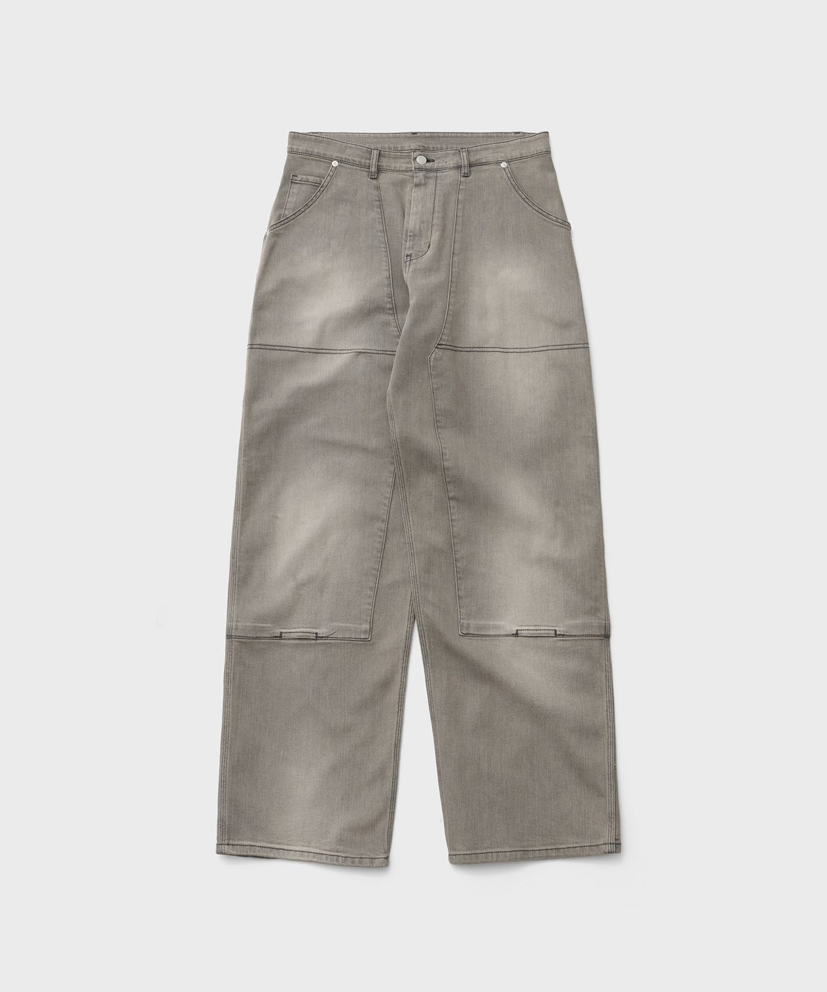 어나더 오피스(ANOTHER OFFICE) Carpenter Denim Work Pants (Faded Gray)