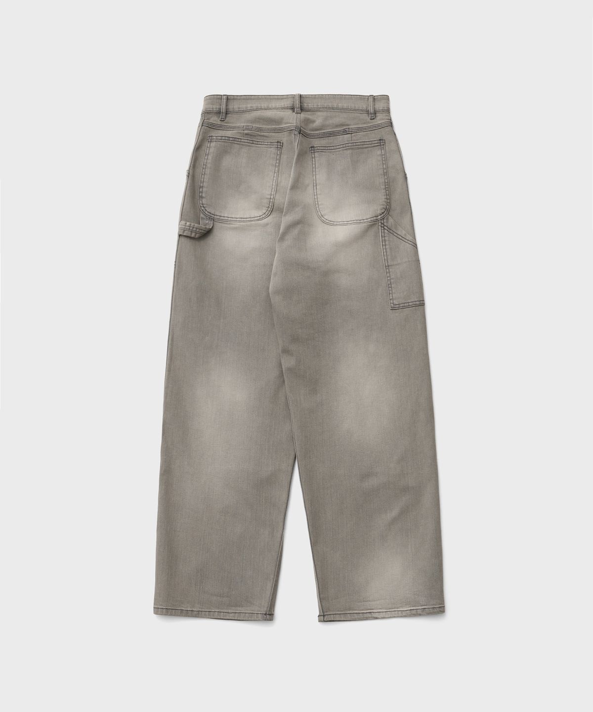 어나더 오피스(ANOTHER OFFICE) Carpenter Denim Work Pants (Faded Gray)