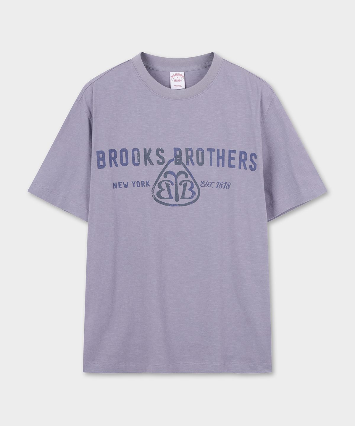 브룩스 브라더스(BROOKS BROTHERS) [Heritage] BB 그래픽 반팔 티셔츠 (바이올렛) (BBNPMB252ATFM)
