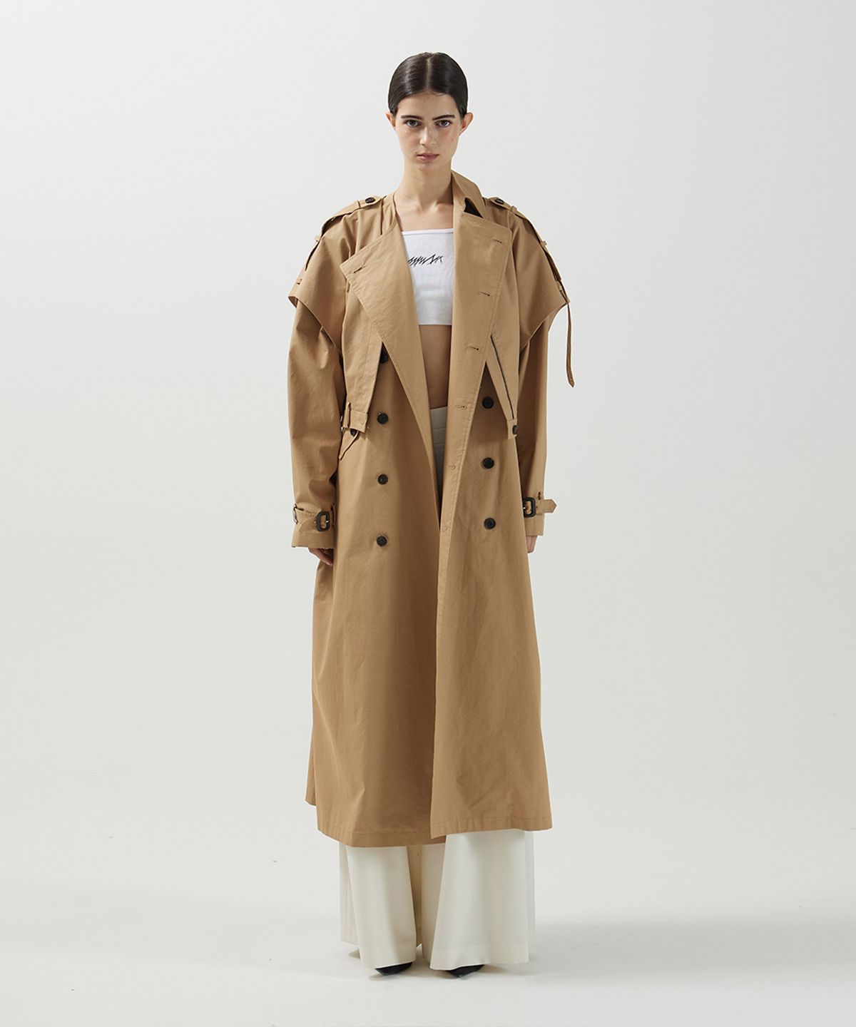 므아므(MMAM) Maxi trench coat