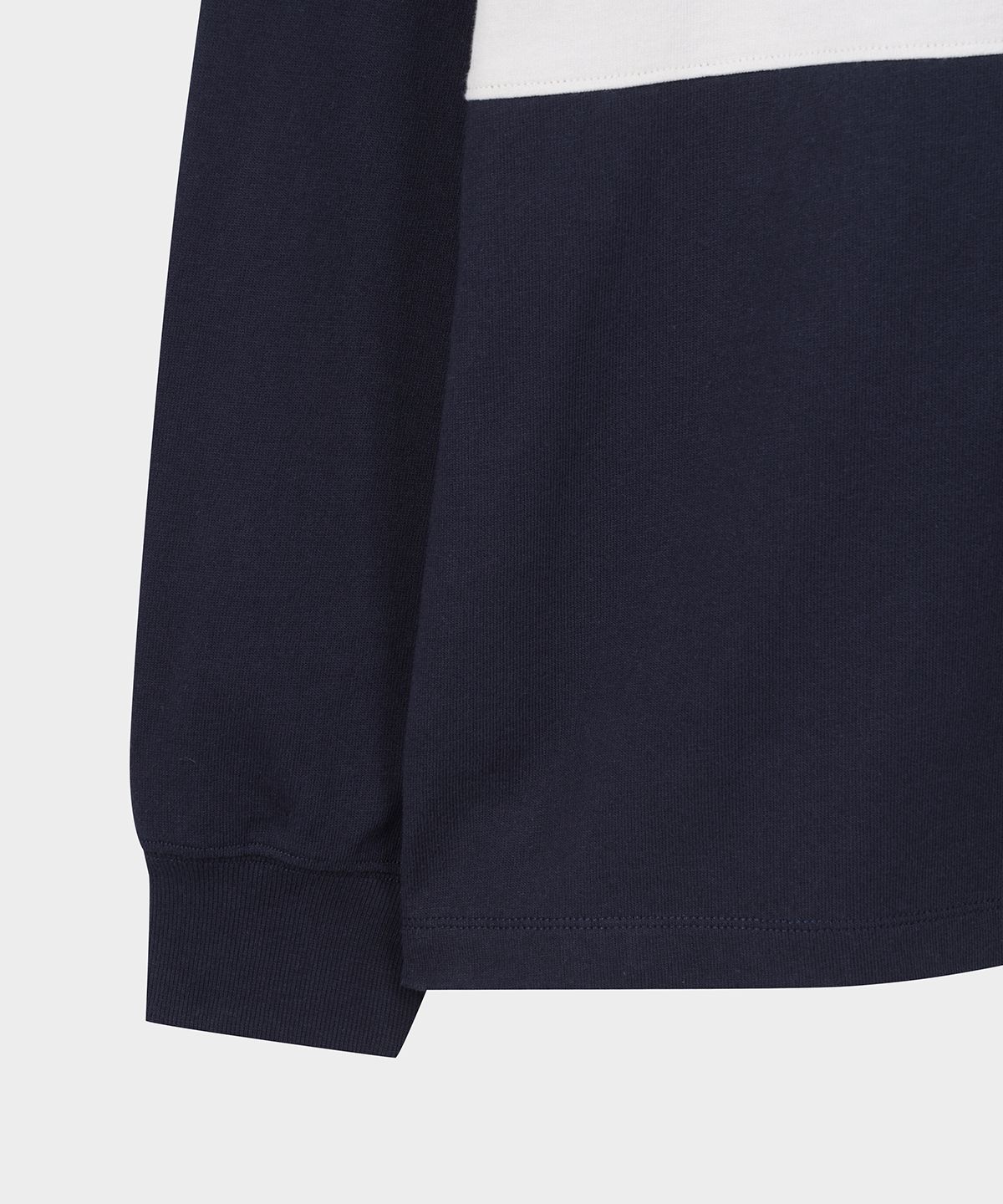 브룩스 브라더스(BROOKS BROTHERS) [Heritage] 블럭킹 럭비셔츠 (네이비) (BBNTMB152AQFS)